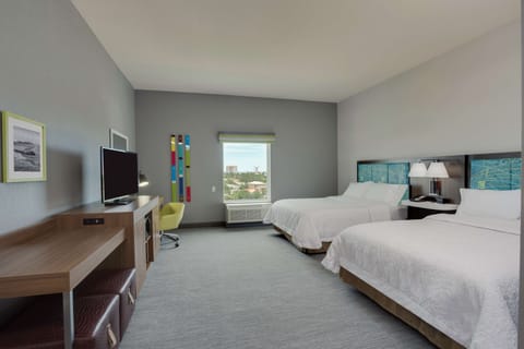 Room, 2 Queen Beds, Accessible, Bathtub (Mobility & Hearing) | In-room safe, desk, iron/ironing board, free WiFi