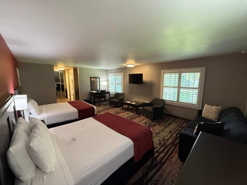 Family Room, Non Smoking, Garden View | Premium bedding, in-room safe, desk, laptop workspace