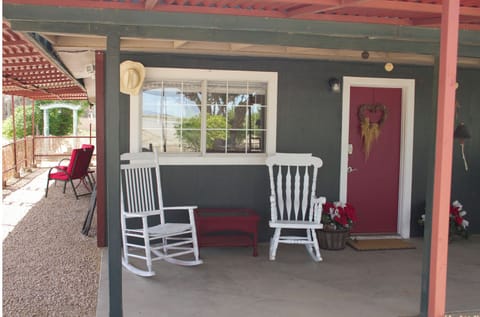 Relax in our rocking chairs with coffee in the morning or tea in the afternoon.
