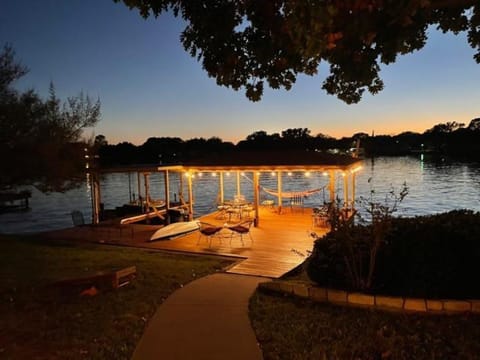 Boat Dock at night