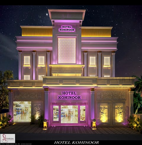 Front of property - evening/night