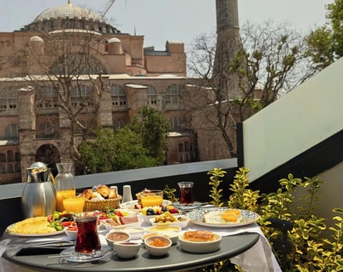 Grand Deluxe Room with Hagia Sophia View | Hypo-allergenic bedding, minibar, in-room safe, desk