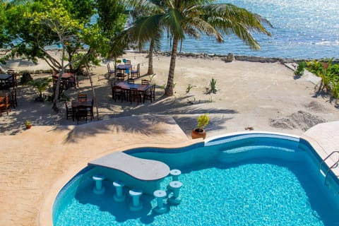 Outdoor pool, open 8:00 AM to 10:00 PM, pool umbrellas, sun loungers