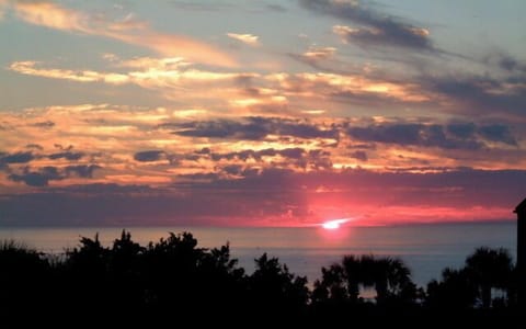 Sunrise from the living room balcony