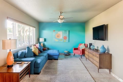 Living Room with HDTV
