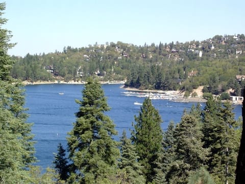 Panoramic lakeview from house.