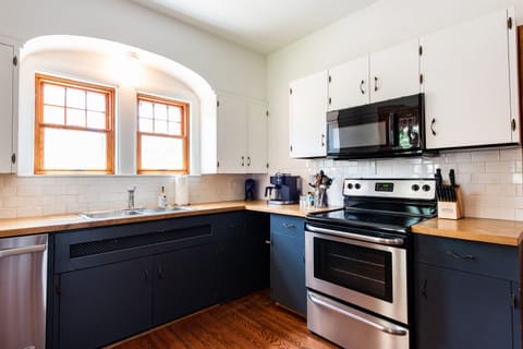 Fully stocked kitchen