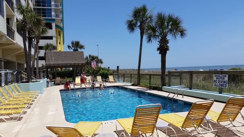 Shoreham Towers oceanfront swimming pool.