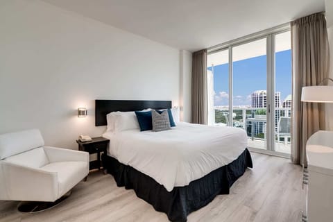 King size bed with a view!