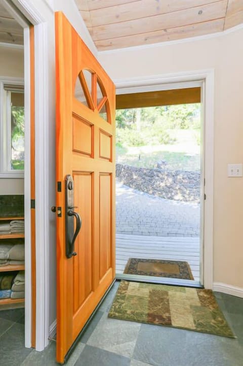 Privacy from main house as well as any neighbors.