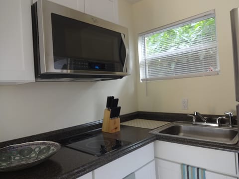 Convection microwave and glass top burner