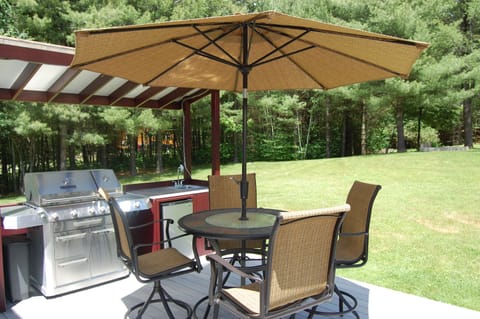 relax and enjoy the large secluded backyard