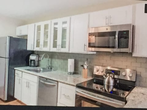 Newly updated kitchen - great for cooking in or heating up take out