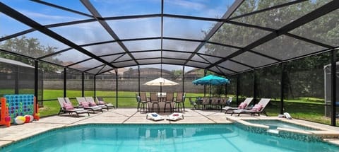 Largest pool deck in Winsor Hills!