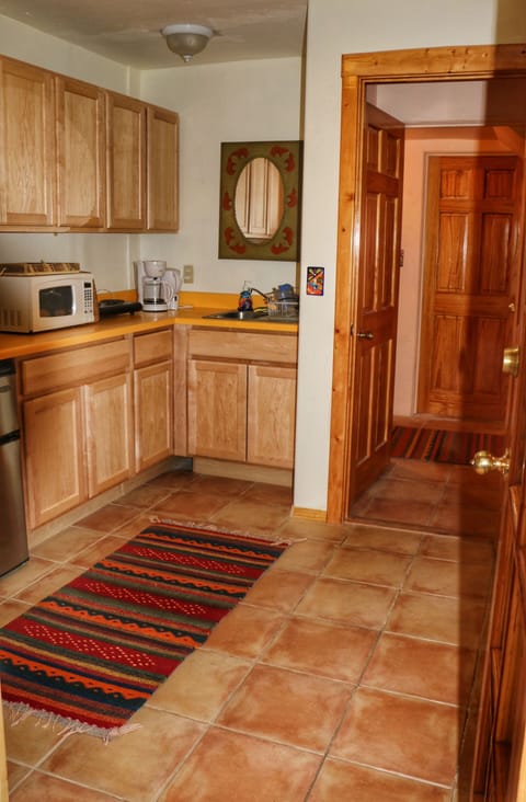 kitchenette across hall from bedroom