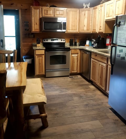 Kitchen and dining area