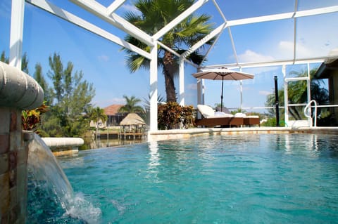 New tiled pool and patio