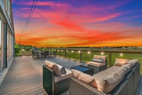 Sunset on The Deck