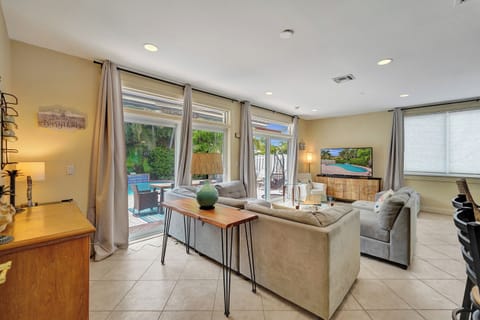 Family room with games and books and movies to enjoy