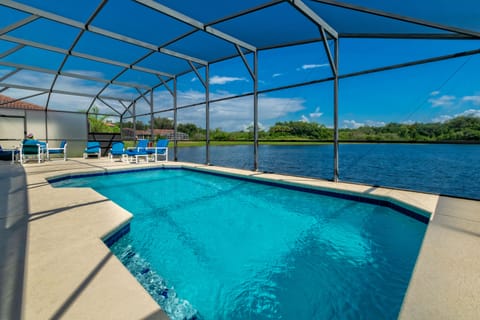 Private Pool House with water view