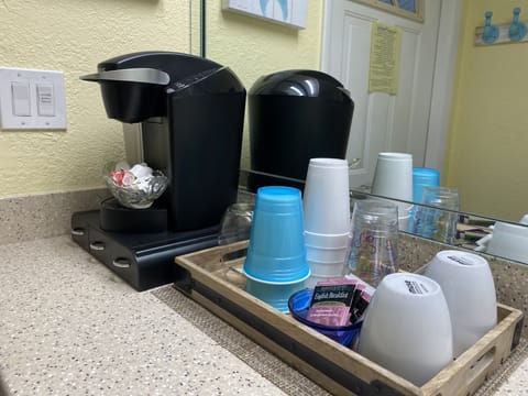 Starter Coffee and cups provided