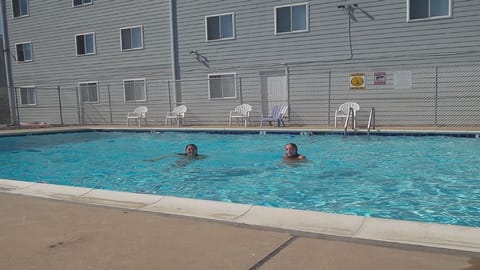 Recently resurfaced Pool