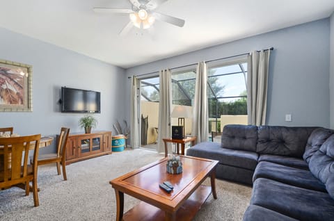 Sun-filled living room leading right up to your private plunge pool