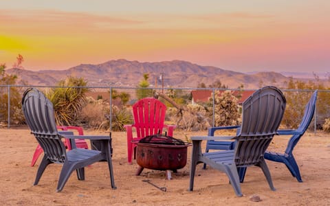 Fire pit for cool nights