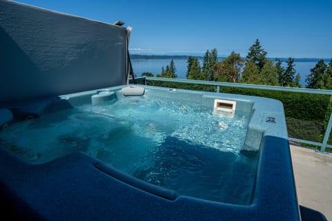 Jacuzzi Hot tub on your private deck.  