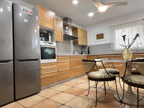 Kitchen with 2 fridges