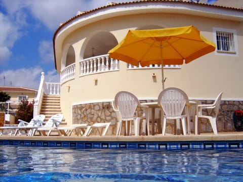 View of Villa Sara from the pool