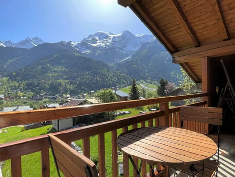 Bedroom 1's sunny east-facing balcony is perfect for morning coffee or breakfast