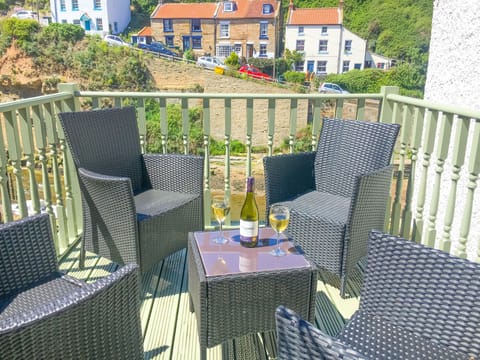 The first floor terrace in a fabulous place to relax with a drink