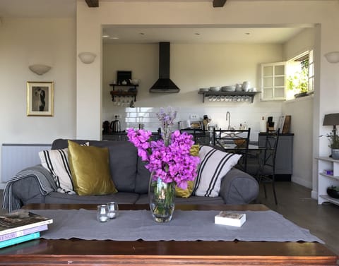 Open plan kitchen and dining