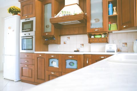 kitchen - fully equipped with dishwasher and two fridges