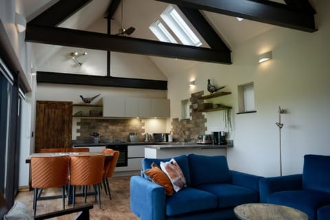 Open plan living area.