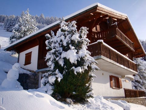Chalet Barbara in the wintertime