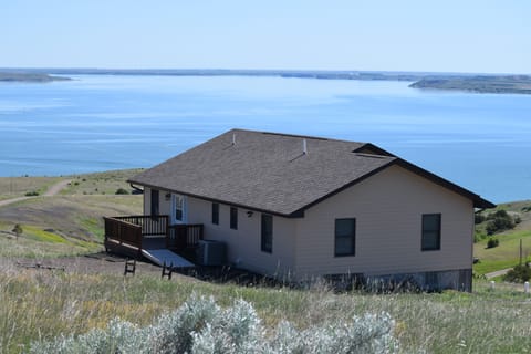 View from Chantier Creek Road approaching the house