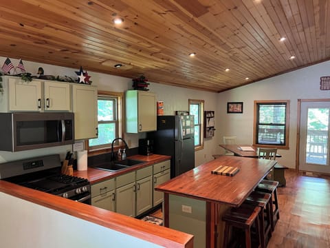 View from cabin main entry
