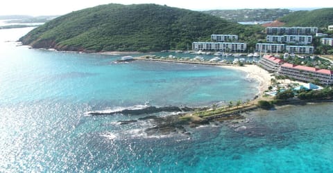 Aerial view of Sapphire Beach