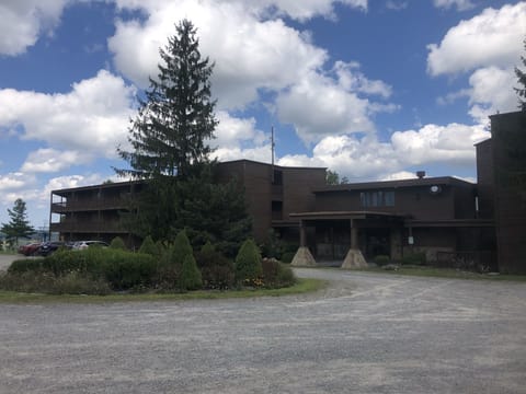 E building after new paint