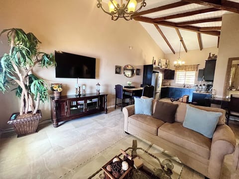 The West Indian style vaulted ceilings add the perfect Caribbean touch. 