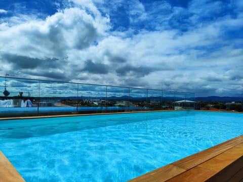 Rooftop pool