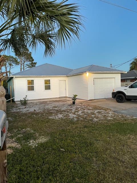 front of the house