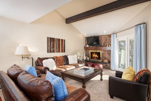 Living Room with Fireplace
