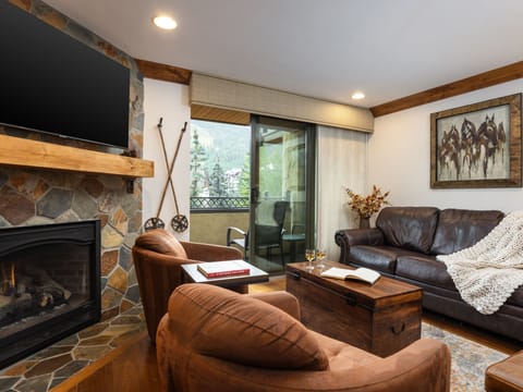 Living Room with Fireplace