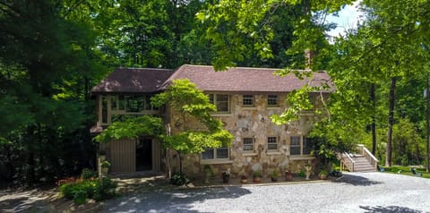 This gorgeous, freshly updated 1938 stone house welcomes you