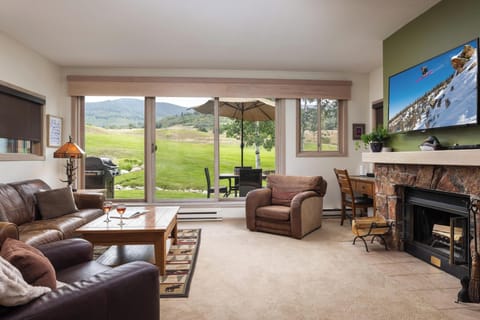 Living Room with Mountain Views