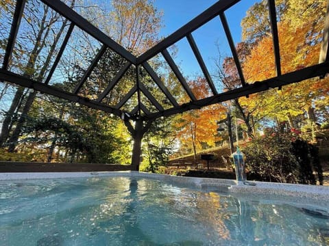 What a view from the hot tub!