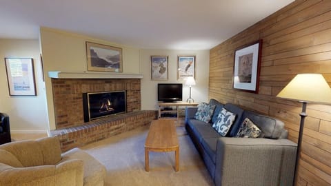Living Room with Fireplace